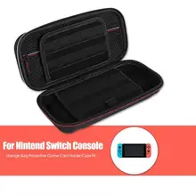 EVA Carring Storage Bag for NS Switch Case Protective Game Card Holder Case Fit for Nintend Switch Console Game Accessories nintend switch case hard protective durable carry bags handheld box bag with game holder for nintendo switch game accessories