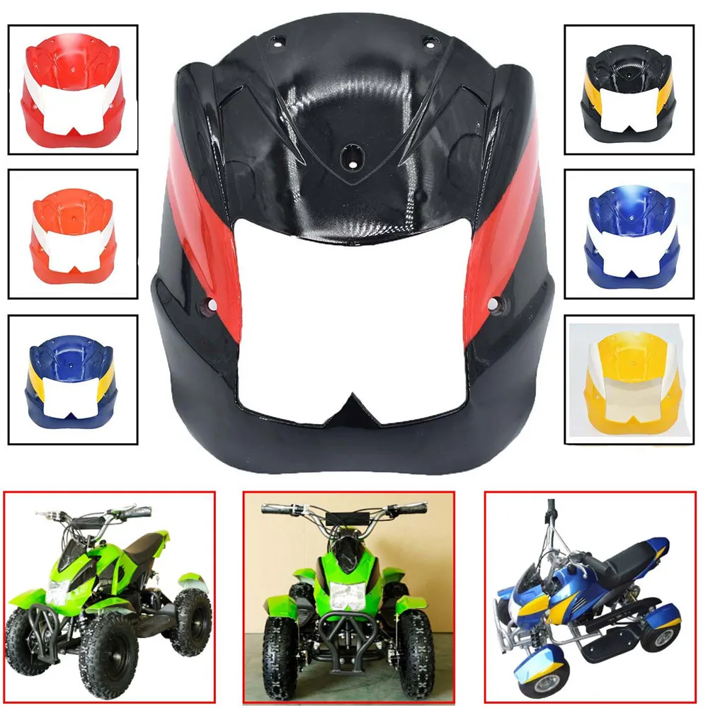 ATV Motorcycle Front Headlight Cover For 49cc kids quad bike mini ATV kid 4x4 wheeler nhk bi led projector pro version mini 2 8 inch lhdrhd low beam 45w high beam 55w 5500k led auto headlight car accessories