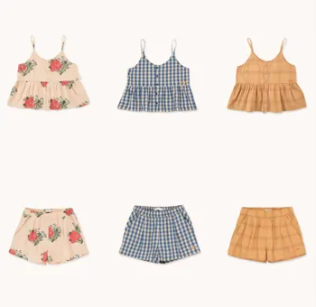 

IN STOCK 2020 Spring/summer Girl sets New TC Girls Halter Top Vest Girl Vests Girls Camisole Tops for Girls