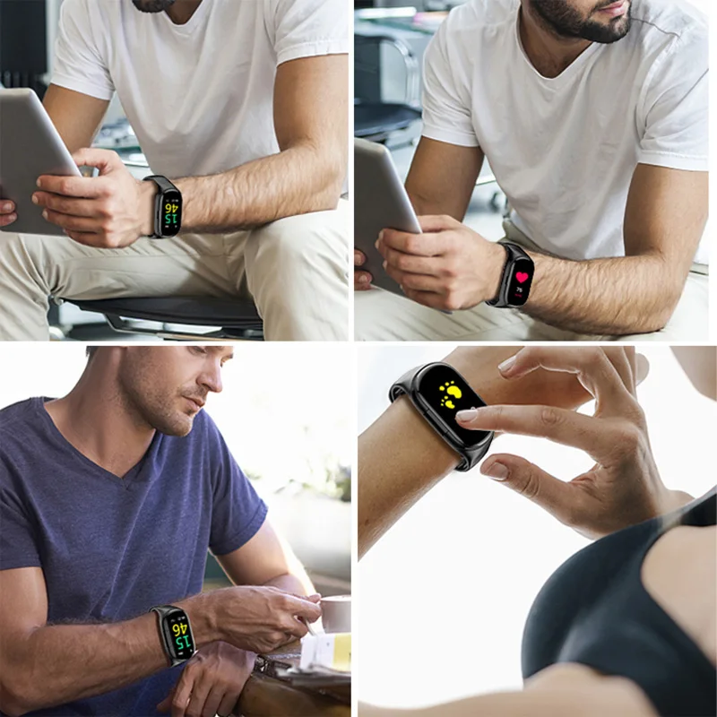 Новые смарт часы браслет Bluetooth беспроводные наушники 2 в 1 монитор сердечного ритма для спорта 999