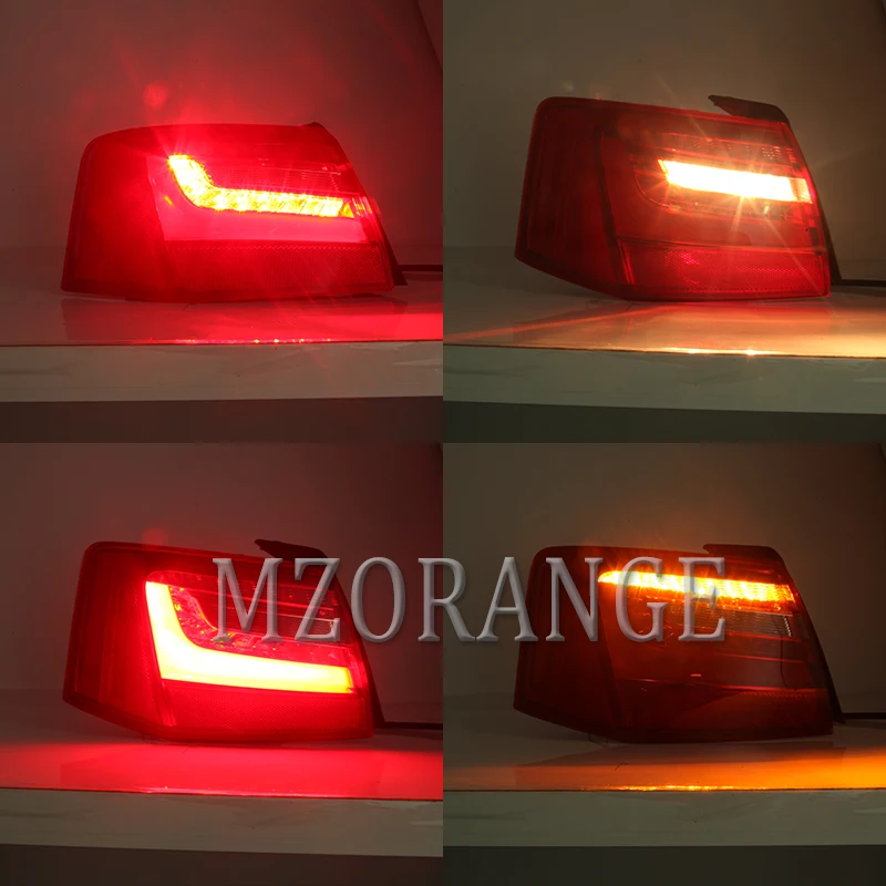 MZORANGE задние светильник красный светодиодный внешний внутренний хвост светильник Поворотная сигнальная лампа для Audi A6 для C7 2012