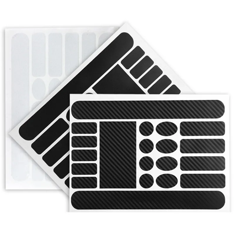 Bicycle Stickers PVC MTB Mountain Bike Protection Sticker Chain Protection Bicycle Frame Protective Film Black/White