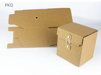 

30Pcs Thicken Corrugated Paper Box Brown Kraft Paper Packaging Box Small Courier Box for Honey/Glass Cardboard Gift Boxes 8 size