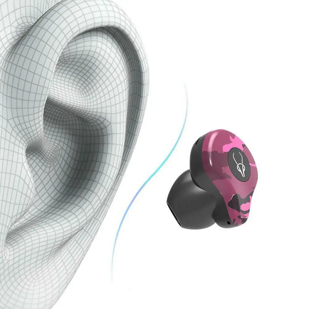 DishyKooker Sabbat X12 Ultra Camouflage TWS True wireless 5,0 Bluetooth гарнитура в ухо стерео наушники гарнитура