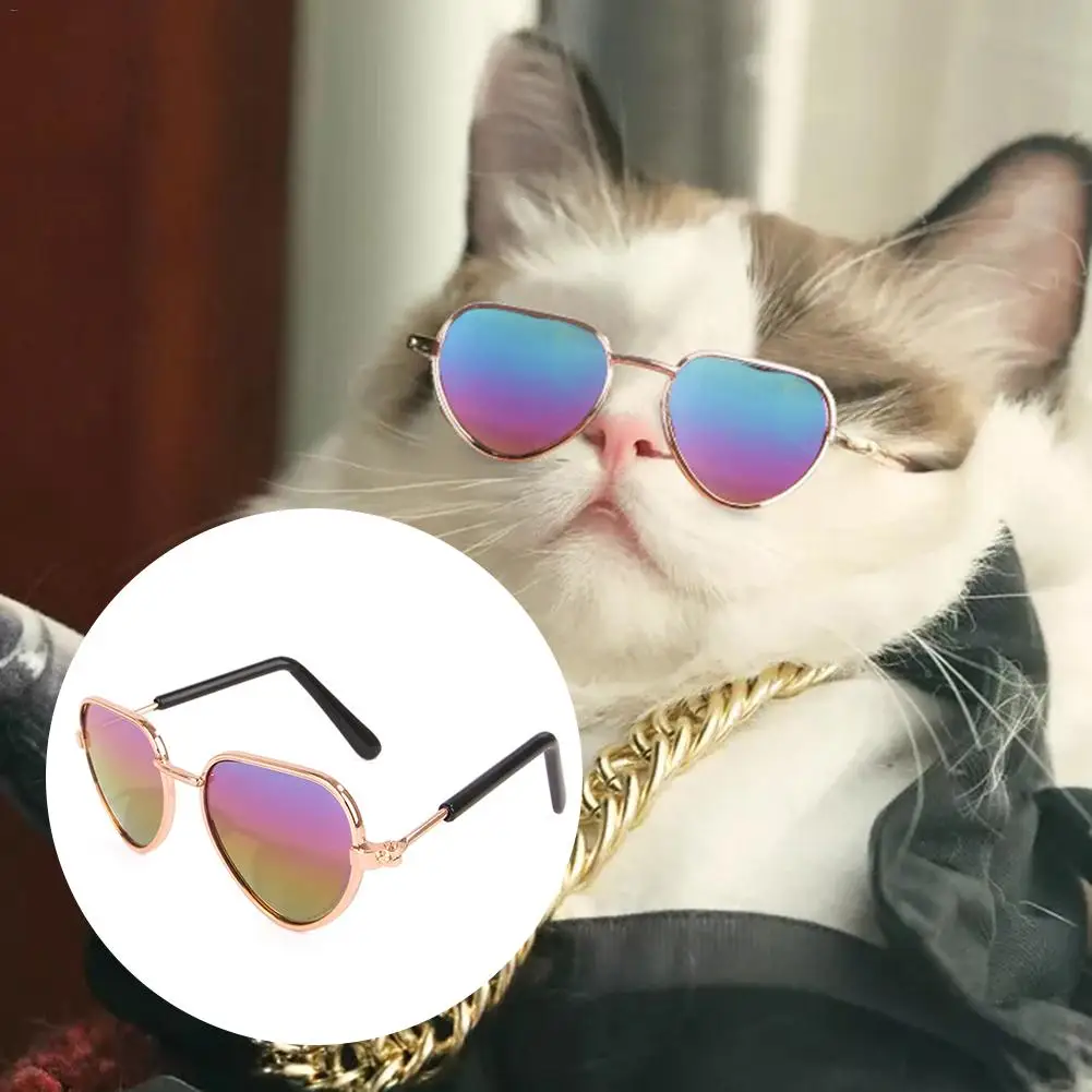 1PC Lovely Pet Cat Glasses Dog Glasses Pet Products For Little Dog Cat Eye-wear Protection Dog Sunglasses Photos Pet Accessories