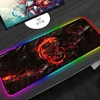 Tapis de souris gamer xxl lumineux