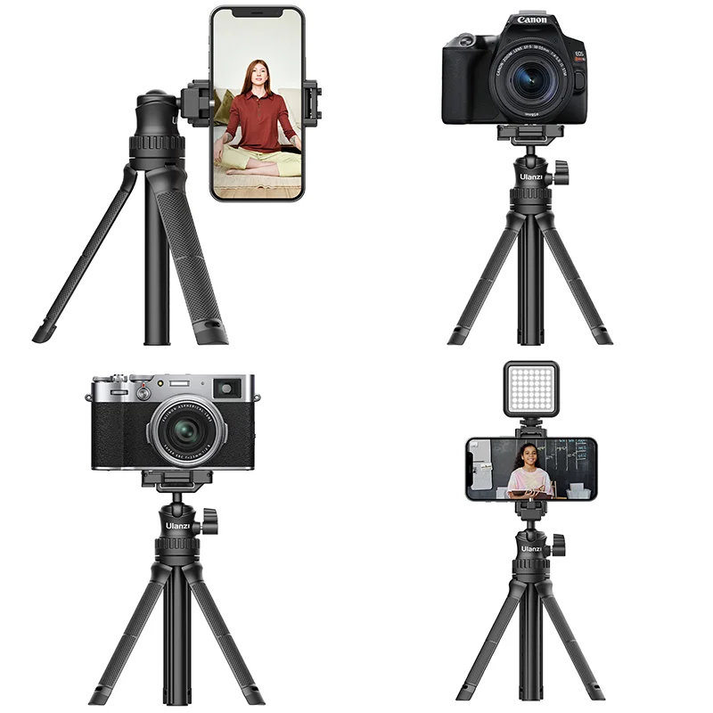 Tripé para Iphone 2 em 1 Ulanzi Estender Tripé Ajustável Ballhead Telefone Braçadeira Titular Smartphone Dslr Slr 12 Pro Max 11 Mt-34 360 - Image 5