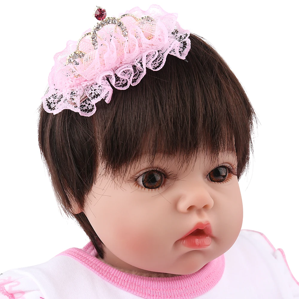 Маленькая принцесса bebe reborn, мягкие силиконовые куклы для новорожденных, 50 см, NPK кукла, детский подарок, кукла-Реборн, игрушки
