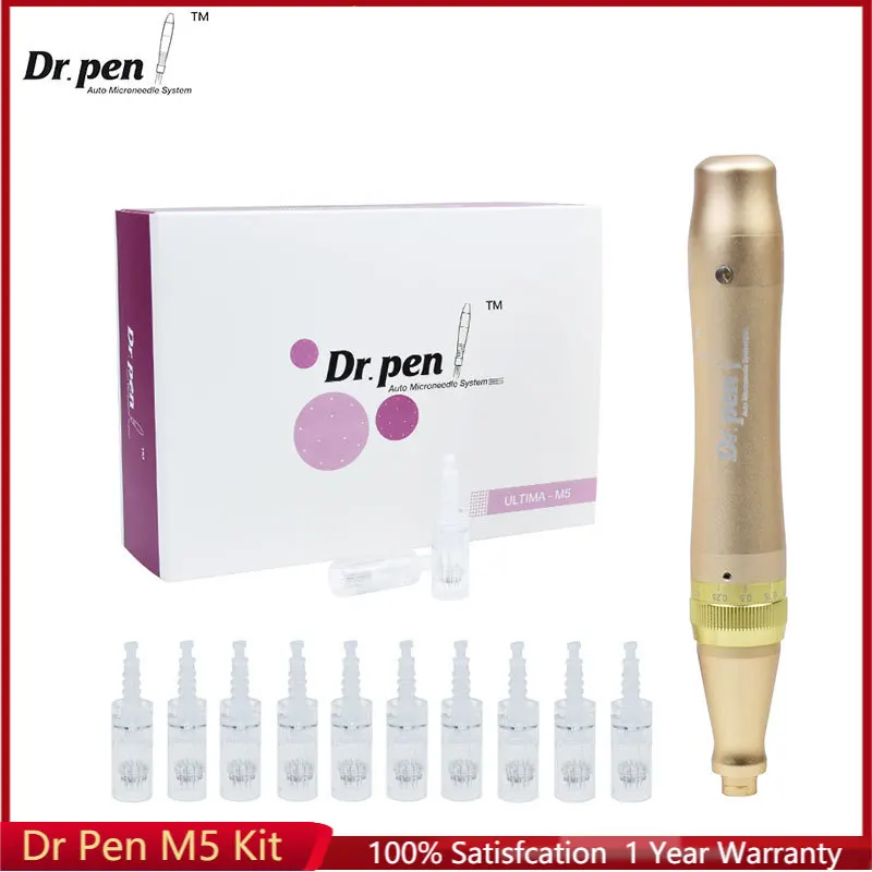 Electric Wireless Dr pen M5 Rechargeable Auto Derma Machine Micro Rolling System Therapy Pen anti aging Scar Removal | Красота и