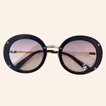 

Oval Sunglasses Women Vintage Acetate Frame Mirror Sun Glasses Female UV400