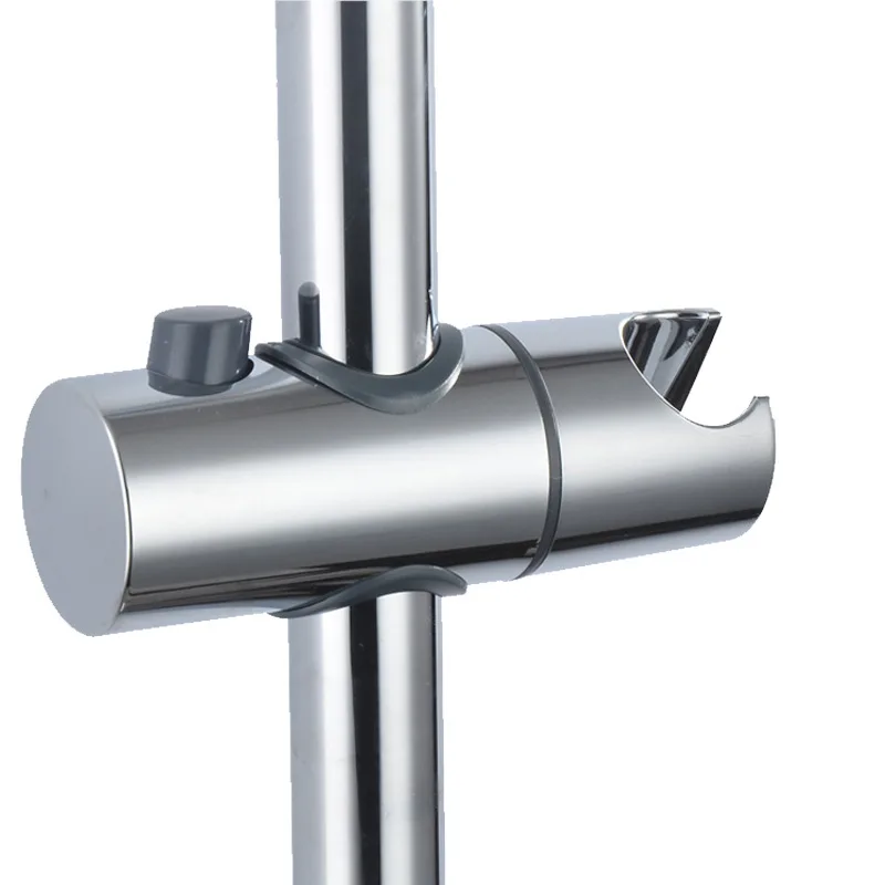 

Electroplated 22 24 25mm Shower Head ABS Rail Slider Holder Adjustable Riser Bracket Rack Slide Bar Bathroom Faucet Accessories