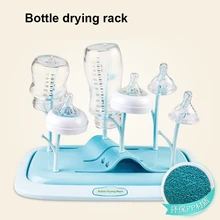 Детские сушилка простой дерево Форма очистки сушилка для бутылочек для кормления держатель соски-пустышки держатель для хранения полка для сосок