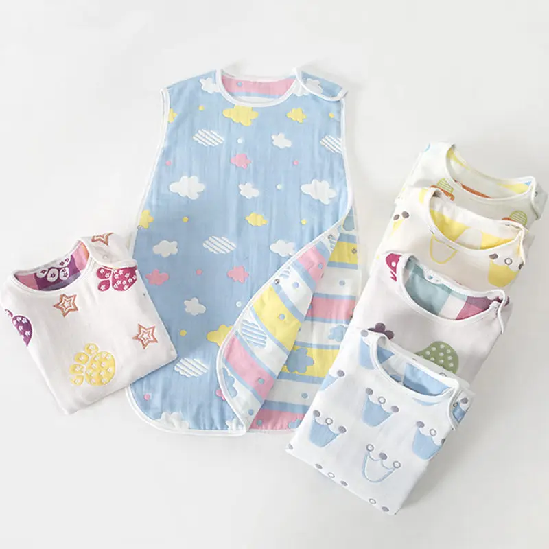 

Baby Sleeping Bag Girl Boy Baby Vest Sleeping Bag Newborn Anti-kick Quilt Summer Bedding Baby Blanket 0-7 Years Old Breathable