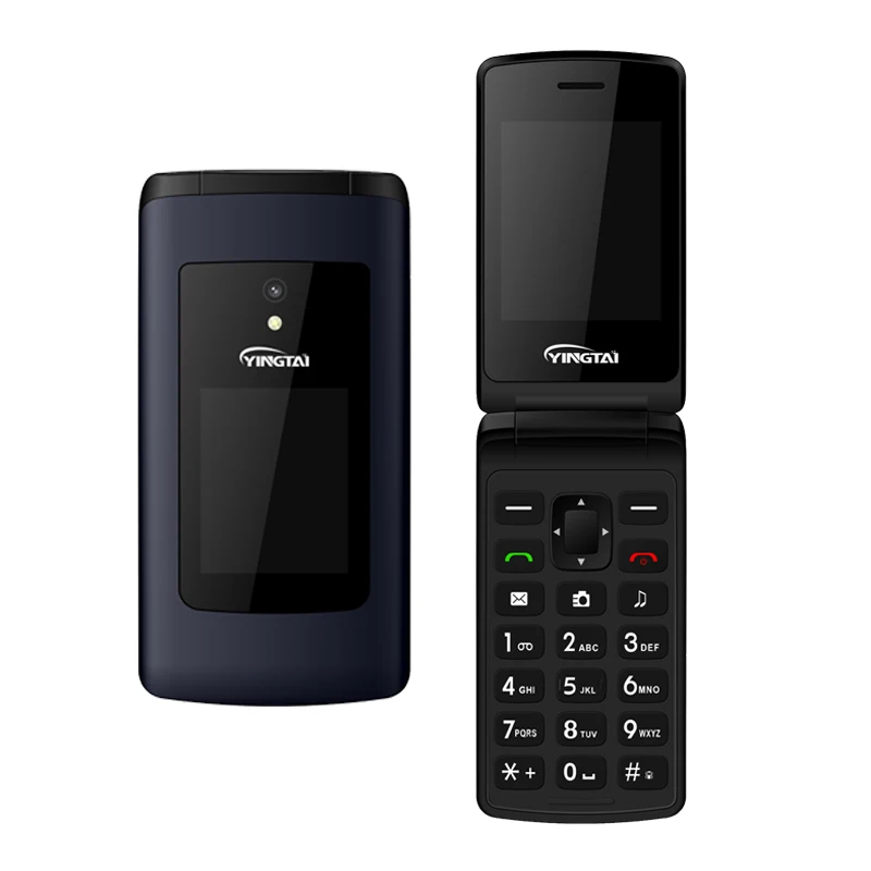 YINGTAI T30 мобильный телефон GSM большая кнопка двойной экран двойная Sim карта FM для
