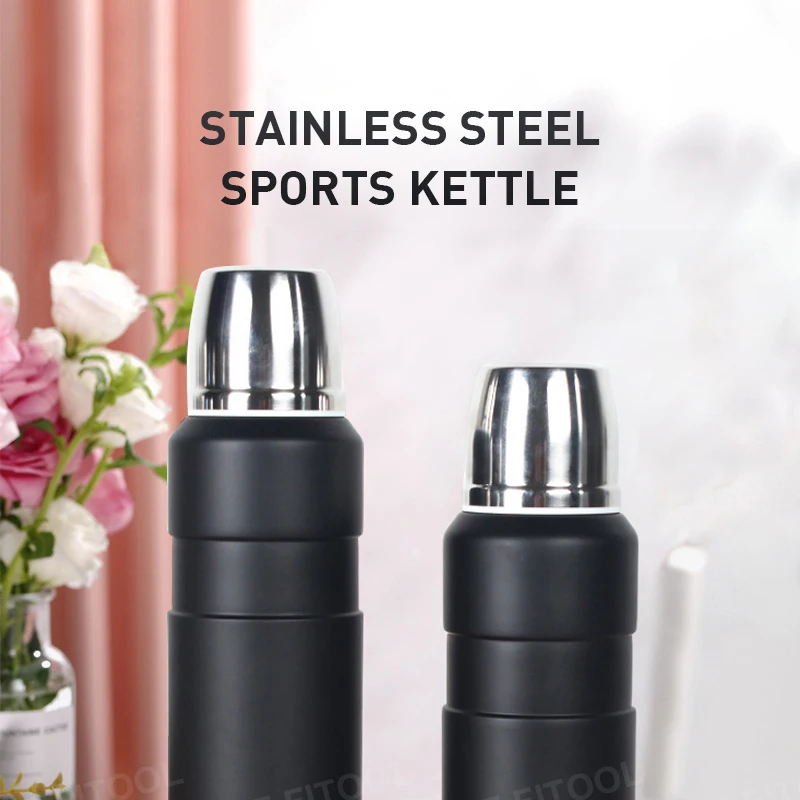 600/800 мл с двойными стенками Нержавеющая сталь термос большой Ёмкость изоляционная чашка Портативный вакуумная фляга