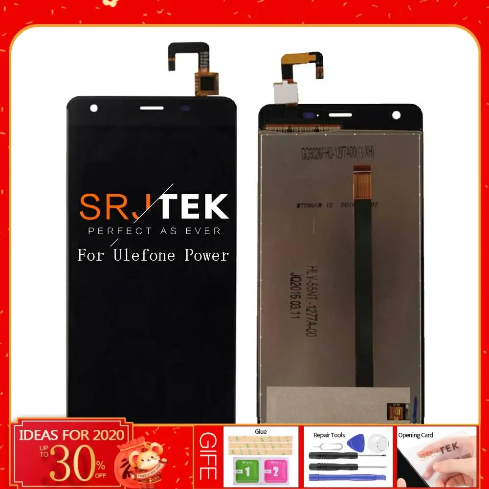 

Original 5.5" For Ulefone Power LCD Display Screen Digitizer Assembly Screen for Ulefone Power LCD Glass Panel Replacement Part