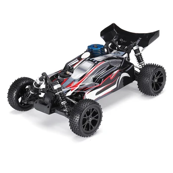 

VRX RH1006 1/10 Scale 4WD Nitro RTR Off-road Buggy High Speed 2.4GHz RC Car(With Force.18 Methanol Engine) - R0070BL Blue White