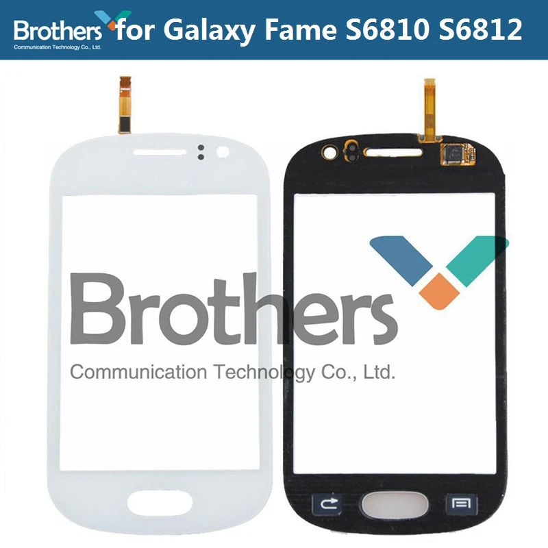 Дигитайзер сенсорного экрана для Samsung Galaxy Fame S6810 переднее Сенсорное стекло S6812