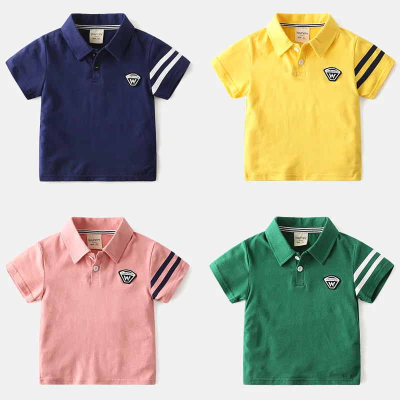 Baby boy collar t shirt Clearance