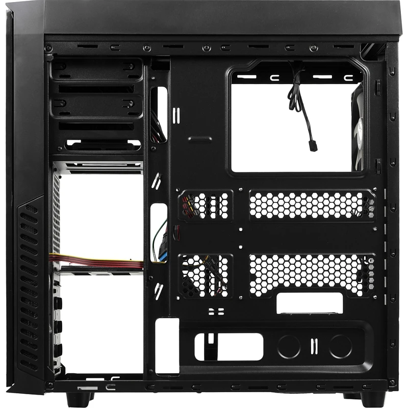 Корпус Zalman R1 черный без БП ATX 1x80mm 1x92mm 3x120mm 2xUSB2.0 1xUSB3.0 audio door bott PSU