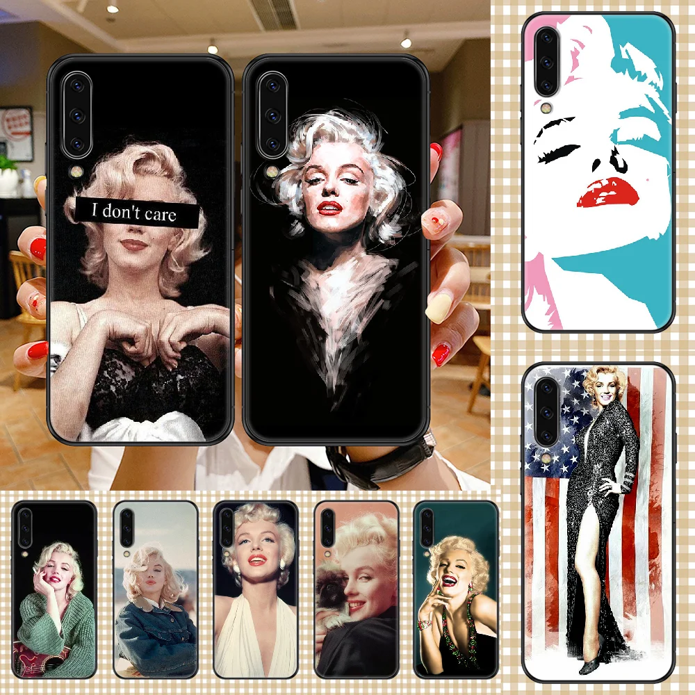 Сексуальный чехол для телефона Мэрилин Монро Samsung Galaxy A 3 5 7 8 10 20 21 30 40 50 51 70 71 E S 2016 2018