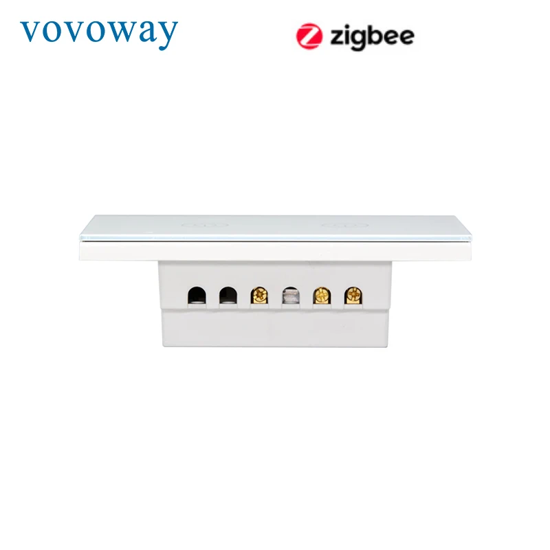 Smart touch switch US standard light switch zigbee network connection mobile phone APP  remote control 1/2/3gang Interrupter