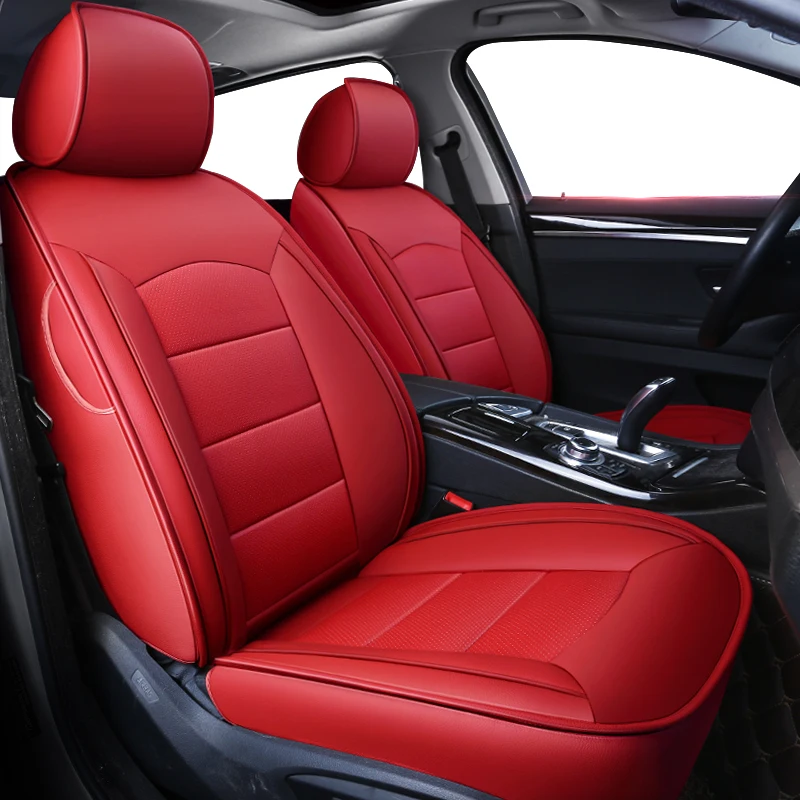 kokololee custom real leather car seat cover for Volkswagen vw Beetle Touareg Tiguan Phaeton EOS Scirocco R36 Multivan car seats
