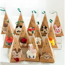 Милые Рождественские Носки с рисунком оленя в виде животных, подарок, объемные пушистые коралловые бархатные толстые теплые зимние носки для женщин, подарок на год, носки с коробкой