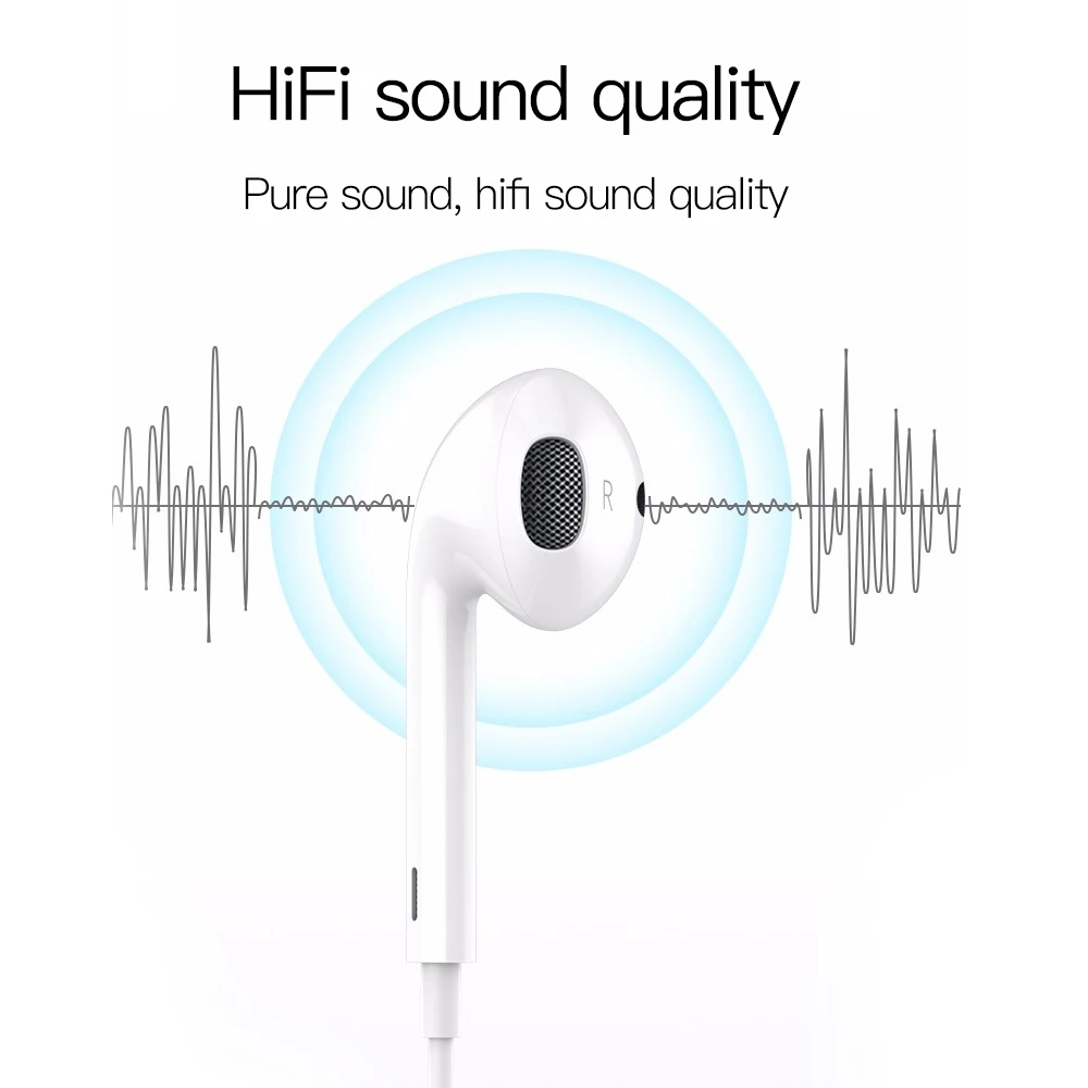 Проводные игровые стереонаушники вкладыши с Bluetooth и микрофоном для iPhone 8 7 Plus X XR XS