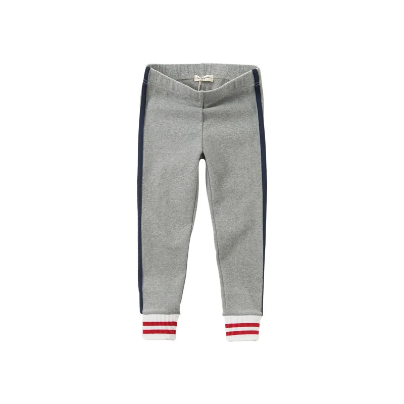 mid gray DBK10711 dave bella/осенние детские серые штаны для девочек длинные штаны брюки для малышей - Color: mid gray