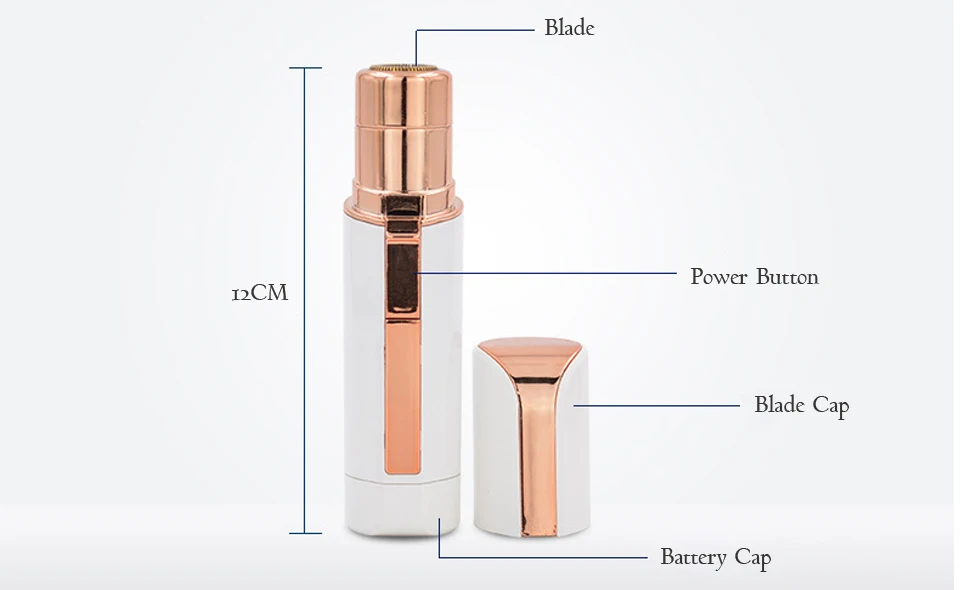 Горячая мини Женский Триммер электрический профессиональный губная помада Эпилятор удаление волос безболезненная бритва Портативный уход за лицом Бритва для волос