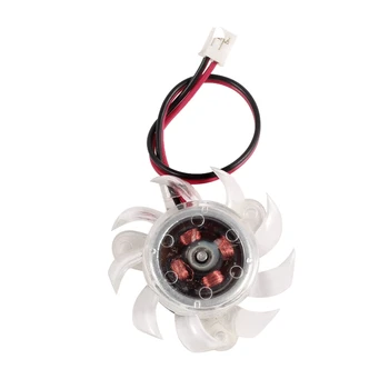 

35mm Clear Plastic VGA Graphic Card Cooling Fan Cooler for PC Computer