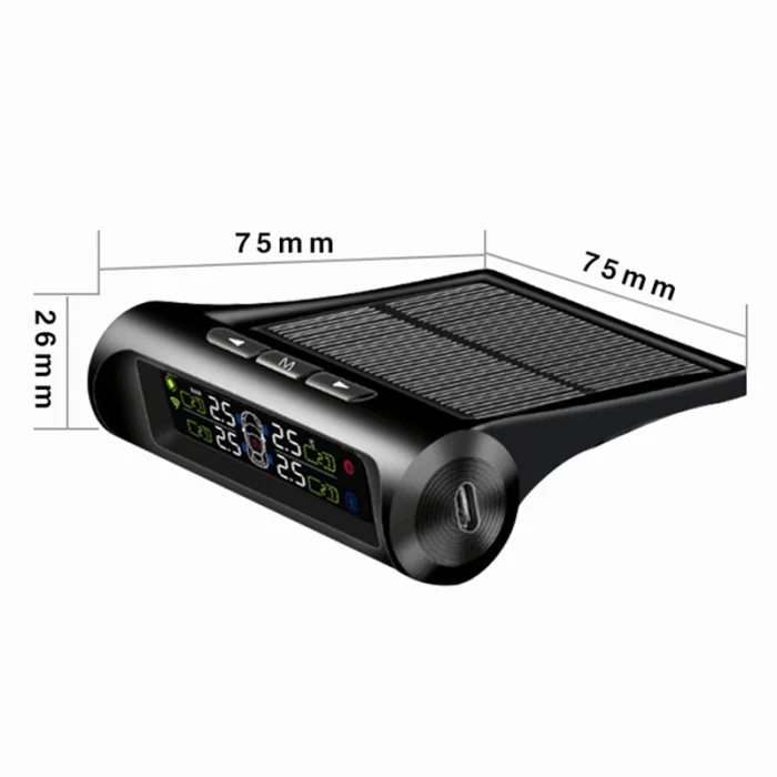 Дропшиппинг Солнечный/USB датчик давления воздуха в шинах цифровой ЖК-дисплей колесная шина диагностические инструменты OE88