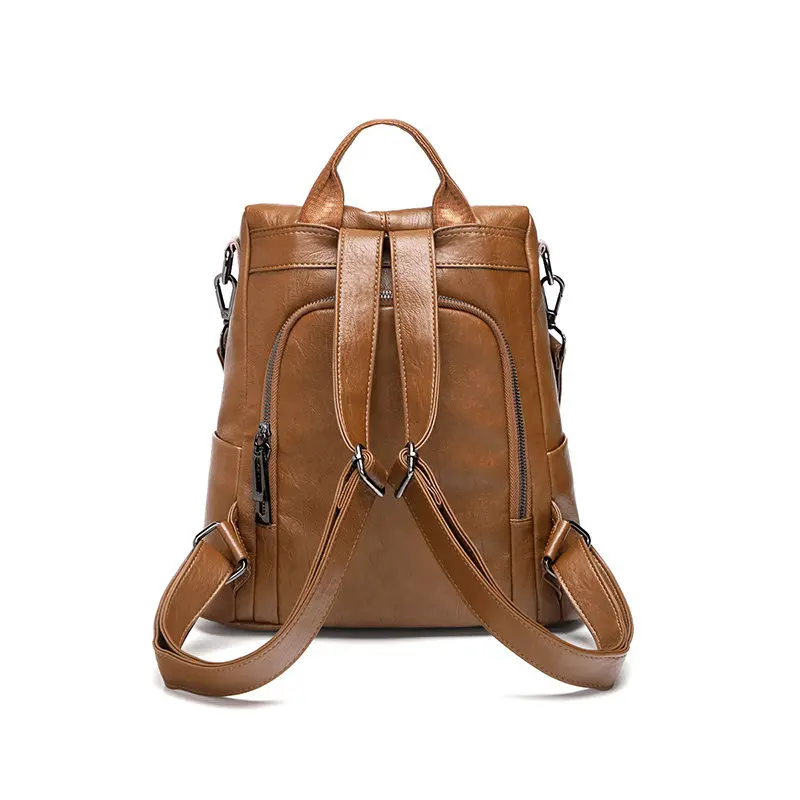 DIZHIGE брендовый женский рюкзак из натуральной кожи высокого качества, школьные сумки для девочек-подростков, роскошный женский рюкзак на молнии с защитой от кражи