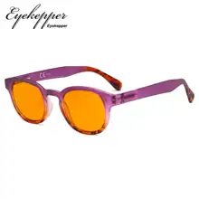 DS124D Eyekepper, женский синий светильник, блокирующие очки с оранжевым тонированным фильтром, линзы для сна, антибликовые компьютерные Ридеры