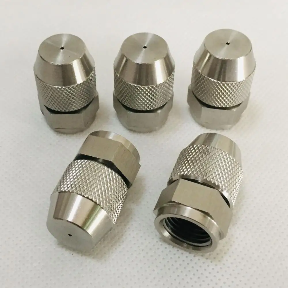 

1/4" Stainless steel fog spray nozzle for fog cannon,Adjustable spray angle and flow, humidification, cooling, dust nozzle