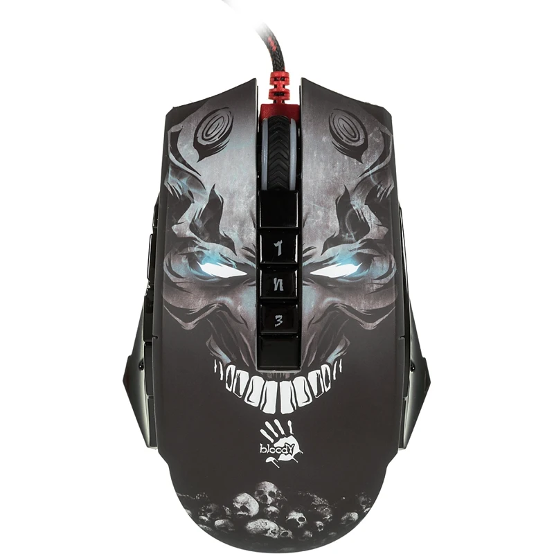 Мышь A4 Bloody P85 черный оптическая (5000dpi) USB2.0 игровая (8but)|Мыши| |