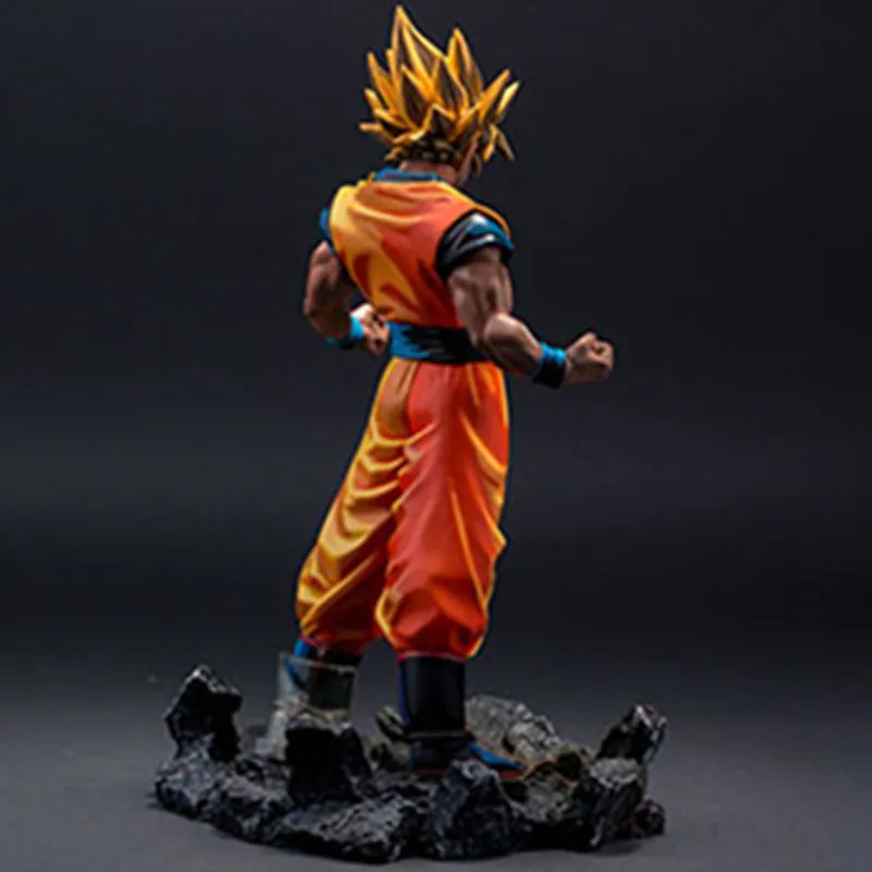 Аниме Dragon Ball Z Супер Saiyan Сон Гоку комикс версия 27 см ПВХ фигурка Коллекция Модель игрушки X2369