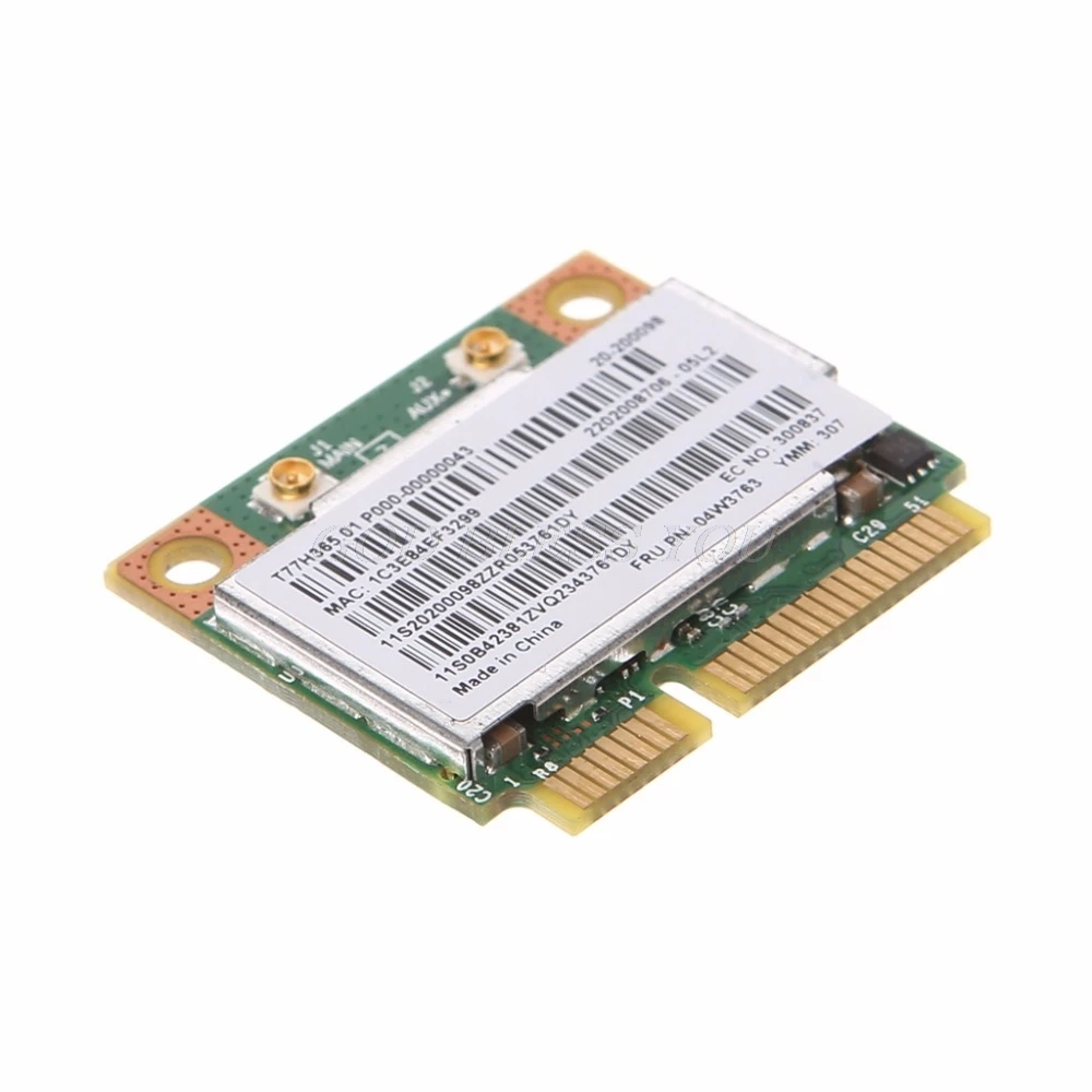 300 Мбит/с 2,4+ 5 ГГц BCM943228HMB Bluetooth 4,0 Половина мини Pci-e беспроводная WiFi карта для lenovo ThinkPad E430 E130 E435 E530