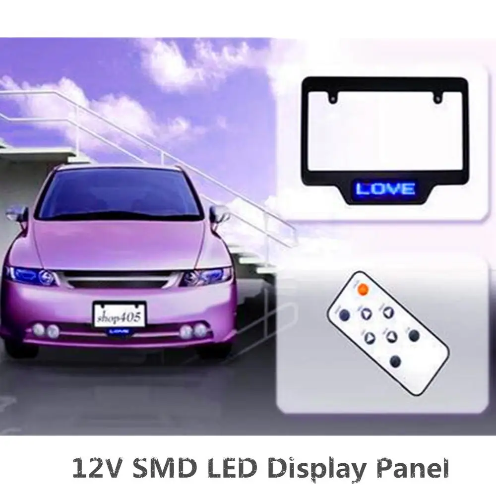 12 В SMD СВЕТОДИОДНЫЙ знак автомобиля программируемый прокручивающийся экран номер светодиодный дисплей Панель