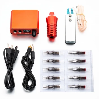 

x.net Tattoo Pen Kit tattoo Power Supply Rotary Pen Set With Pedal For Permanent Makeup Machine Assortment for beginner
