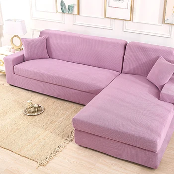 

2020 New Sofa Cover Stretch Knitted Corn wool Couch Cover for Living room All-inclusive Thickening 1/2/3/4 Seat Slipcovers