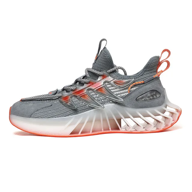 New Fashion Designer Mens Shoes Casual Luxury Sneakers Men 2020 Platform Shoes Trainers Zapatillas Hombre Deportiva Basket Homme Gray Orange G-A19
