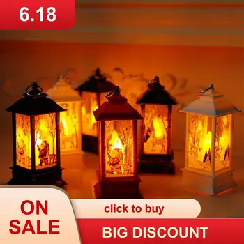 

Christmas Led Small Oil Lamp Simulation Flame Window Bar And Restaurant Portable Decoration Supplies