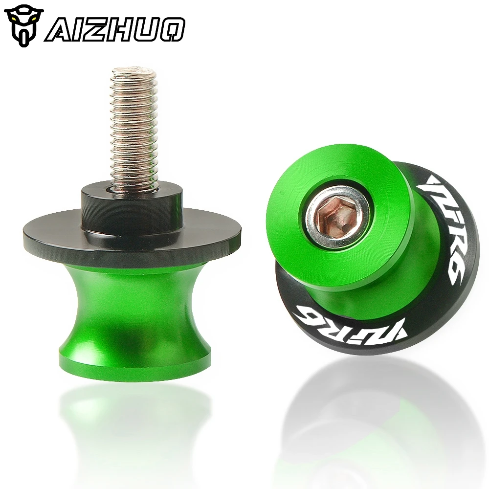 YZF R6 Motorcycle 6MM CNC Aluminum Swingarm Spools Stand Screws Slider FOR YAMAHA YZF R6 1999 2000 2001 2002 2003 2004-2019 M6