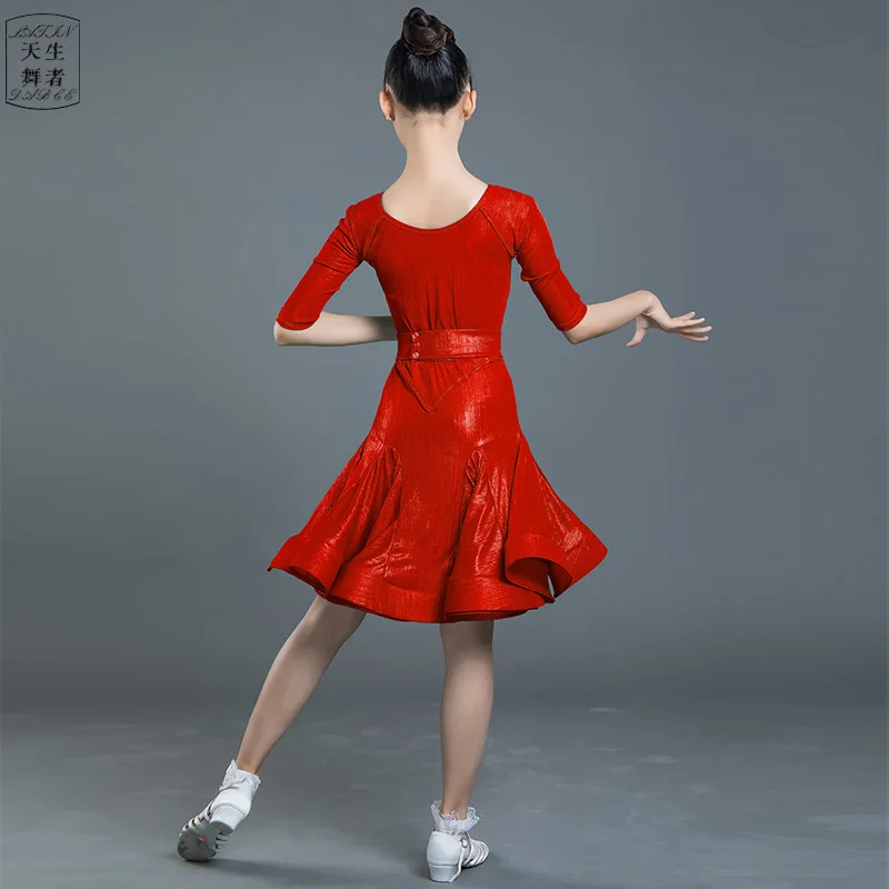 

Girls B Class Dance Racing Suit 2019 Performance Dance Skirt B Class Dance New Style GIRL'S B Class Dance Grading Test Regulatio