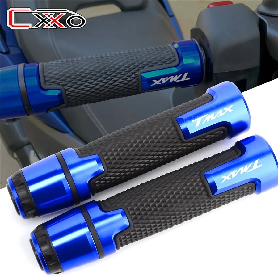 

22mm Motorcycle Handle ends Grips Bar Hand grip Handlebar For Yamaha TMAX500 TMAX530 TMAX 500 T-MAX 530 SX DX 7/8''