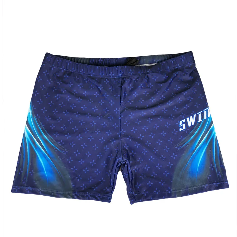 

Men Four Corners Swimming Trunks Creative New Style Men's Swimming Trunks Full Printed Clover Pattern Men's Sweat-wicking Swimmi