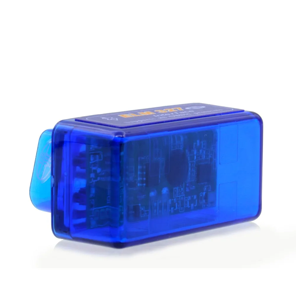 Новая версия ELM 327 V2.1 Белый Супер Мини ELM327 Bluetooth OBD2/OBDII Автомобильный код сканер