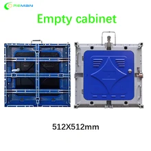 Ультра тонкая панель для светодиодного телевизора выставочная оконная пленка картинка фильм СВЕТОДИОДНЫЙ экран P2 512X512 мм пустой шкаф передний сервис назад P3 P4